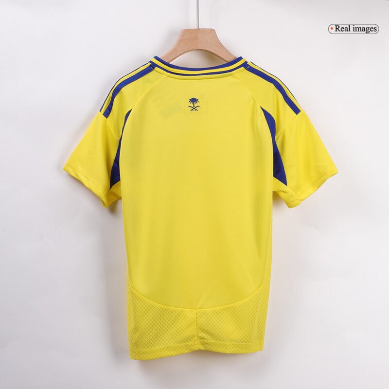 RONALDO #7 Al Nassr Home Kids Soccer Jerseys Full Kit 2024/25 - ACL