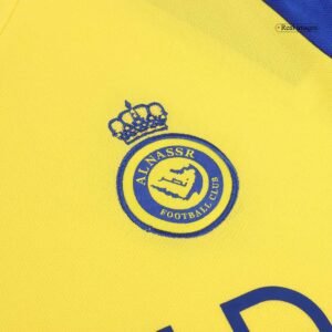 RONALDO #7 Al Nassr Home Kids Soccer Jerseys Full Kit 2024/25 - ACL
