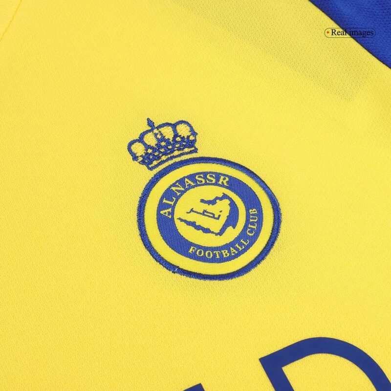 RONALDO #7 Al Nassr Home Kids Soccer Jerseys Full Kit 2024/25 - ACL