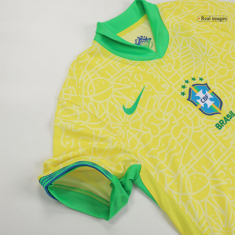 RAPHINHA #11 Brazil Home Soccer Jersey Copa America 2024