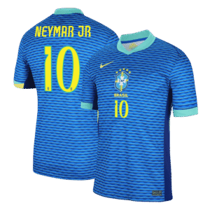 NEYMAR JR #10 Brazil Away Soccer Jersey 2024