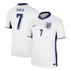 SAKA #7 England Home Soccer Jersey EURO 2024