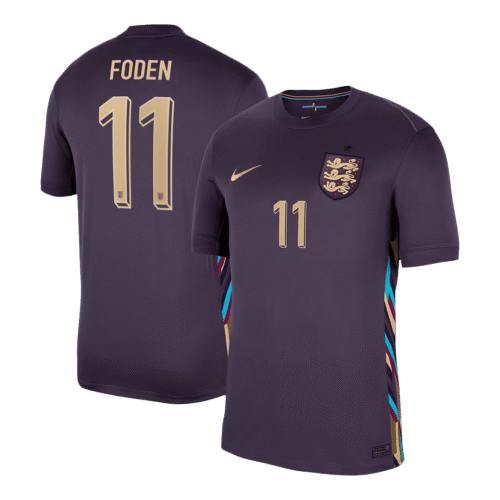 FODEN #11 England Away Soccer Jersey EURO 2024