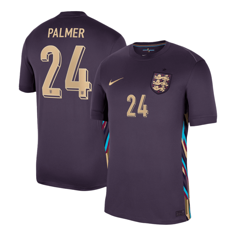 PALMER #24 England Away Soccer Jersey EURO 2024