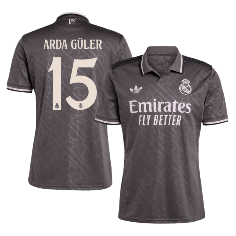 ARDA GÜLER #15 Real Madrid Third Away Soccer Jersey 2024/25
