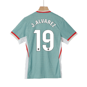 J.ALVAREZ #19 Atletico Madrid Away Authentic Soccer Jersey 2024/25