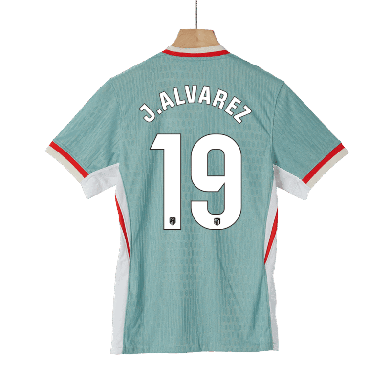 J.ALVAREZ #19 Atletico Madrid Away Authentic Soccer Jersey 2024/25