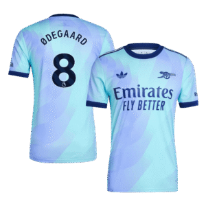 ØDEGAARD #8 Arsenal Third Away Authentic Soccer Jersey 2024/25