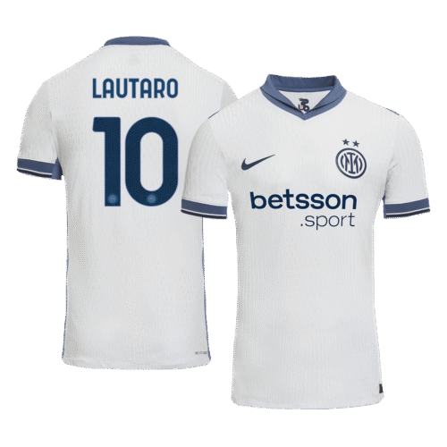 LAUTARO #10 Inter Milan Away Authentic Soccer Jersey 2024/25
