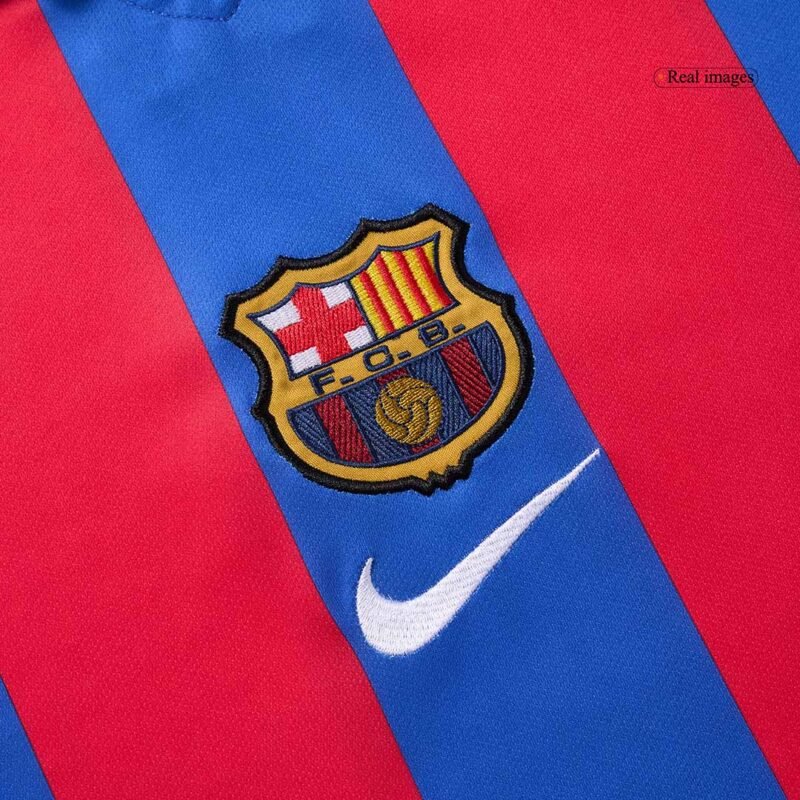 Vintage Soccer Jersey Barcelona Home 2001/02