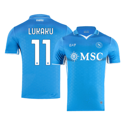 LUKAKU #11 Napoli Home Authentic Soccer Jersey 2024/25