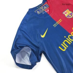 Vintage Soccer Jersey XAVI #6 Barcelona Home 2008/09 - UCL Final