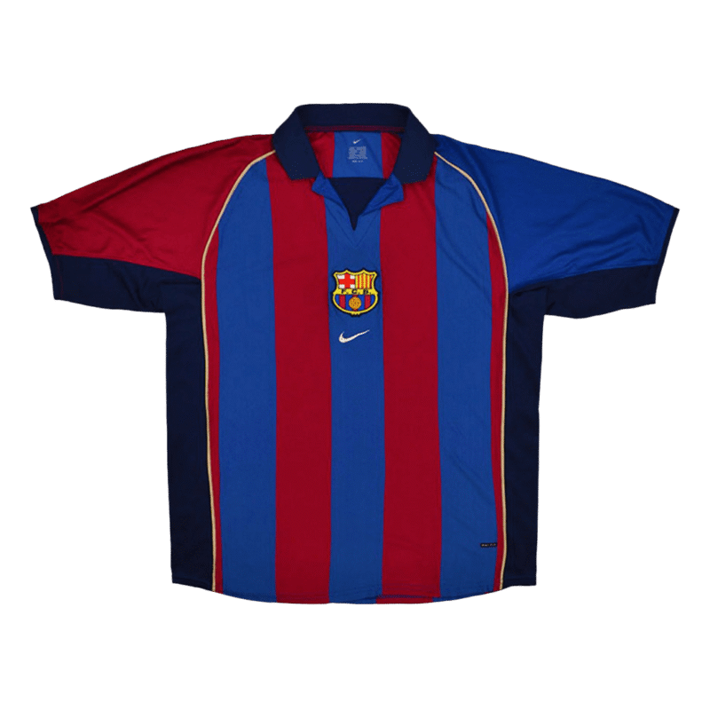 Vintage Soccer Jersey XAVI #6 Barcelona Home 2001/02
