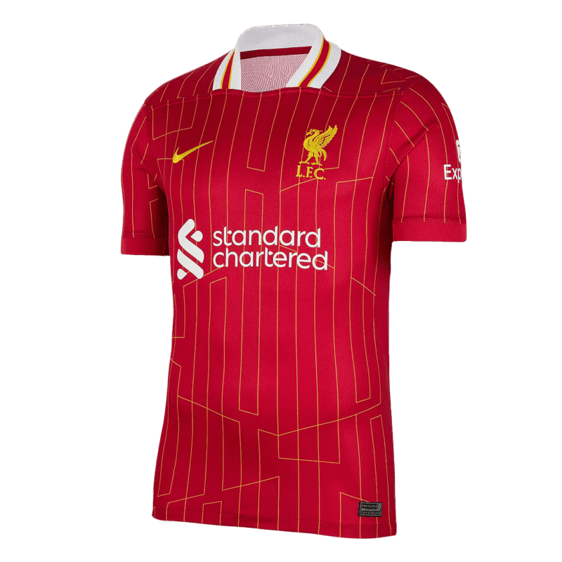 LUIS DÍAZ #7 Liverpool Home Soccer Jersey 2024/25