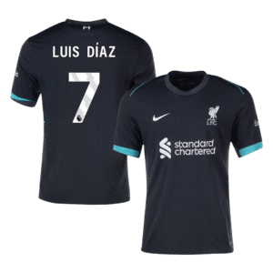 LUIS DÍAZ #7 Liverpool Away Soccer Jersey 2024/25