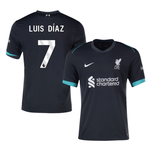 LUIS DÍAZ #7 Liverpool Away Soccer Jersey 2024/25