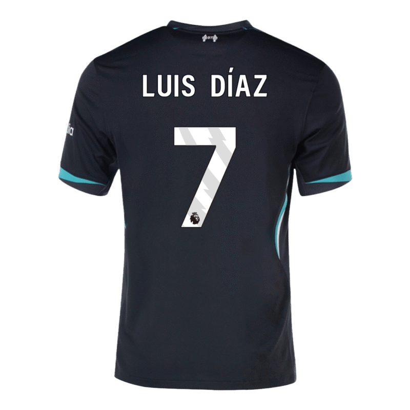 LUIS DÍAZ #7 Liverpool Away Soccer Jersey 2024/25