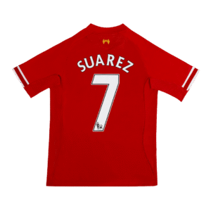 Vintage Soccer Jersey SUAREZ #7 Liverpool Home 2013/14