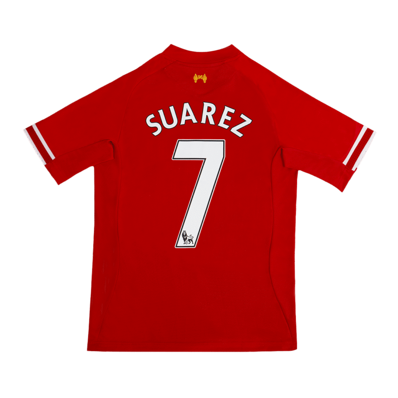 Vintage Soccer Jersey SUAREZ #7 Liverpool Home 2013/14
