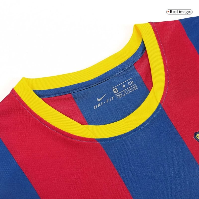 Camisola de Futebol Vintage MESSI #10 Barcelona Home 2010/11