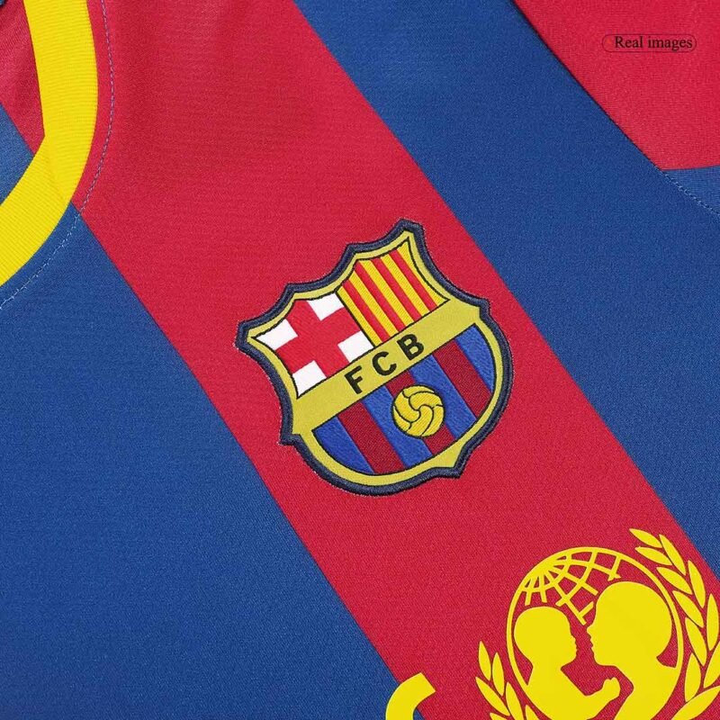 Maillot de foot vintage A.INIESTA #8 Barcelona Home 2010/11