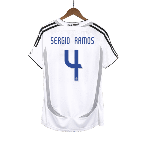 Vintage Soccer Jersey SERGIO RAMOS #4 Real Madrid Home 2006/07