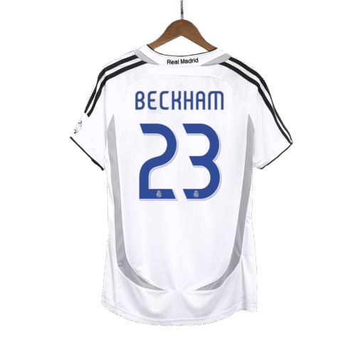 Vintage Soccer Jersey BECKHAM #23 Real Madrid Home 2006/07