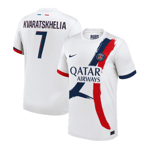KVARATSKHELIA #7 PSG Away Soccer Jersey 2024/25