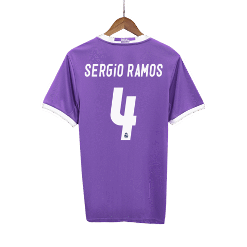 Vintage Soccer Jersey SERGIO RAMOS #4 Real Madrid Away 2016/17