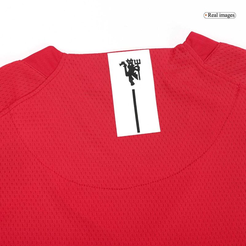 Vintage Soccer Jersey SCHOLES #18 Manchester United Home 2007/08 - UCL Final