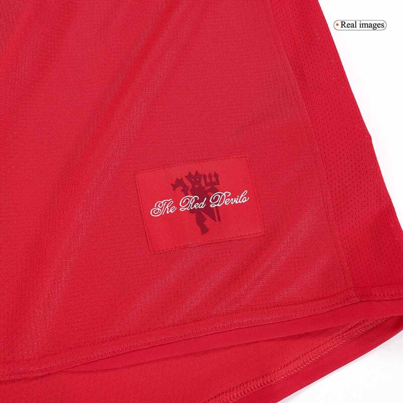 Vintage Soccer Jersey SCHOLES #18 Manchester United Home 2007/08 - UCL Final