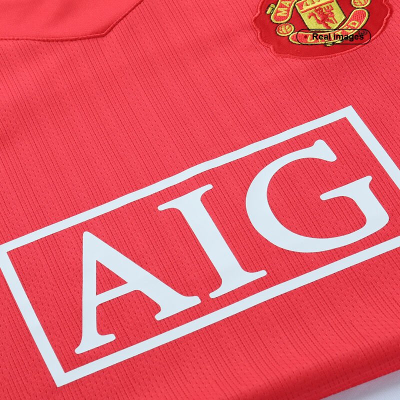 Vintage Soccer Jersey SCHOLES #18 Manchester United Home 2007/08
