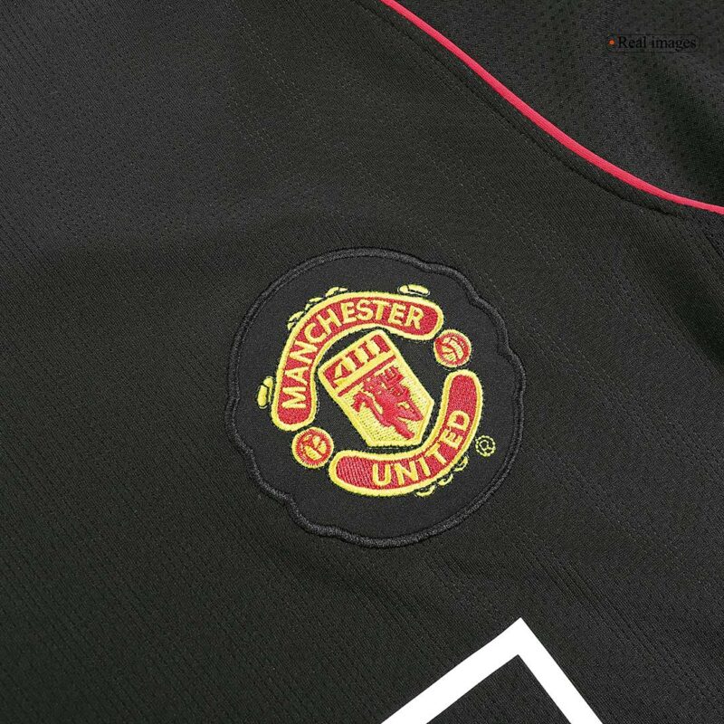 511139_8 Vintage Soccer Jersey SCHOLES #18 Manchester United Away Long Sleeve 2007/08