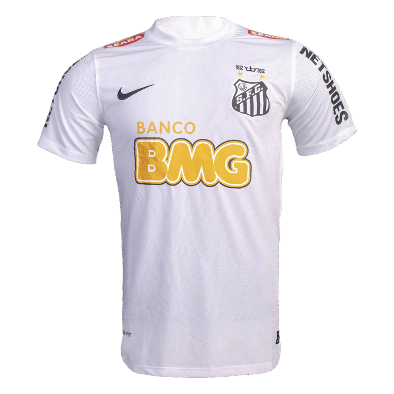 Vintage Soccer Jersey NEYMAR JR #11 Santos FC Home 2012