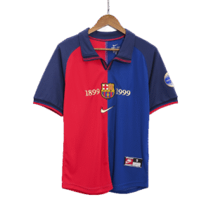 Vintage Soccer Jersey GUARDIOLA #4 Barcelona Home 1999/00 - 100th Anniversary