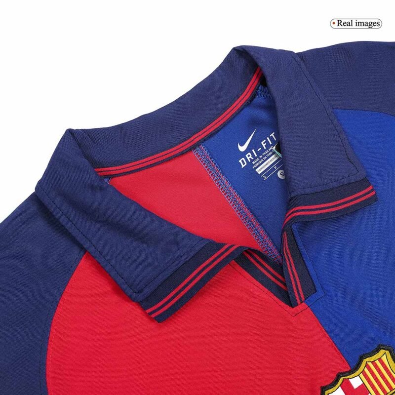 Vintage Soccer Jersey GUARDIOLA #4 Barcelona Home 1999/00 - 100th Anniversary