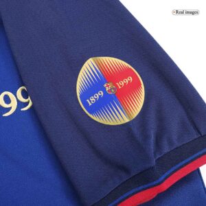 Vintage Soccer Jersey KLUIVERT #9 Barcelona Home 1999/00 - 100th Anniversary
