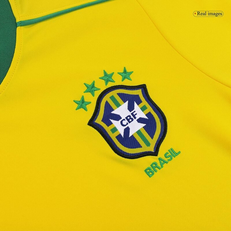 Vintage Soccer Jersey RONALDO #9 Brazil Home 1998