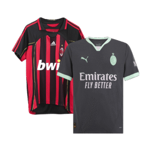 Maillot Vintage AC Milan Home 2006/07 & AC Milan Third Away Jersey 2024/25