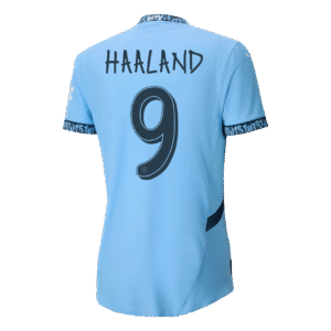 HAALAND #9 Camisola de Futebol Autêntica do Manchester City 2024/25 - UCL