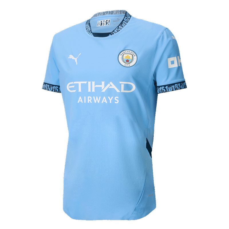 FODEN #47 Camisola de Futebol Autêntica do Manchester City 2024/25 - UCL