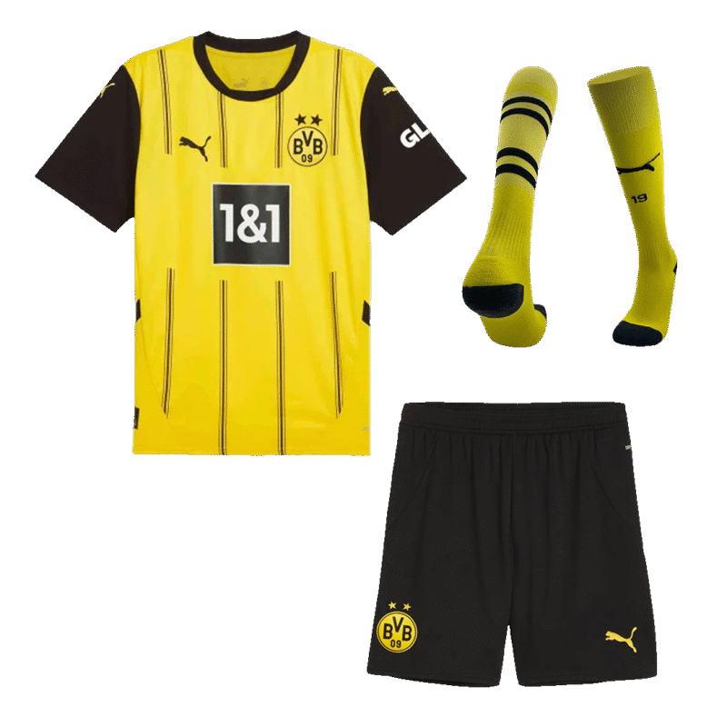 Borussia Dortmund Home Jerseys Full Kit 2024/25