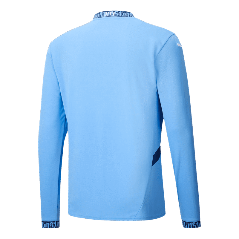 Manchester City Home Long Sleeve Soccer Jersey 2024/25