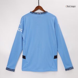 Manchester City Home Long Sleeve Soccer Jersey 2024/25