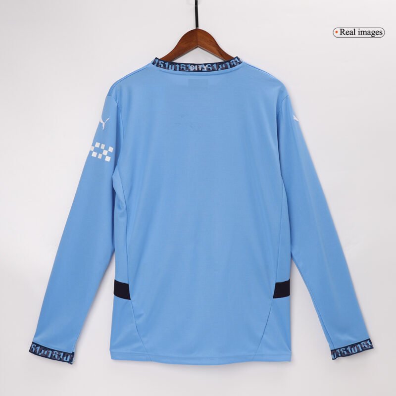 Manchester City Home Long Sleeve Soccer Jersey 2024/25