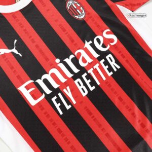 MORATA #7 AC Milan Home Authentic Soccer Jersey 2024/25 - UCL
