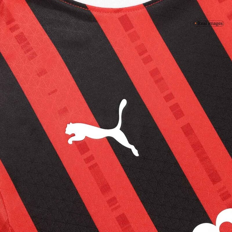 PULISIC #11 AC Milan Home Authentic Soccer Jersey 2024/25 - UCL
