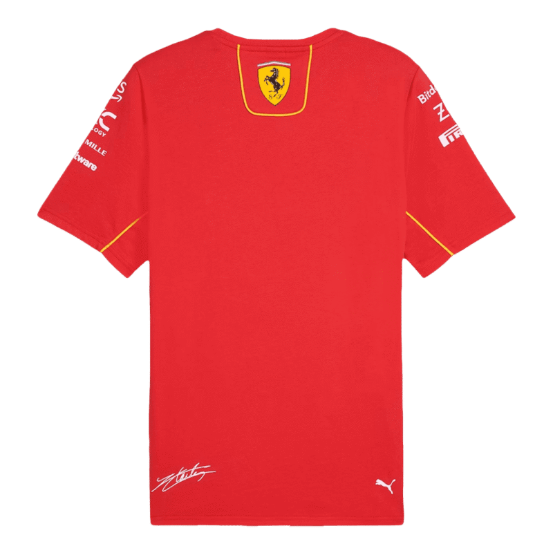 578288_2 Charles Leclerc #16 Ferrari F1 Racing Team Shirt 2024