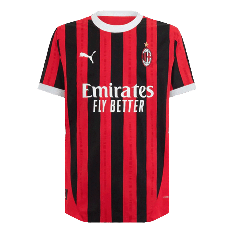 PULISIC #11 AC Milan Home Authentic Soccer Jersey 2024/25