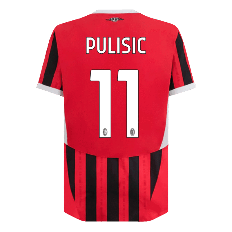 PULISIC #11 AC Milan Home Authentic Soccer Jersey 2024/25